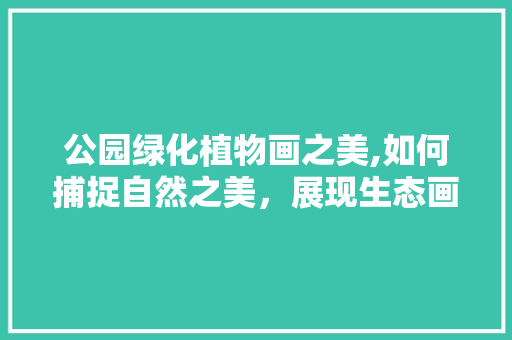 公园绿化植物画之美,如何捕捉自然之美，展现生态画卷